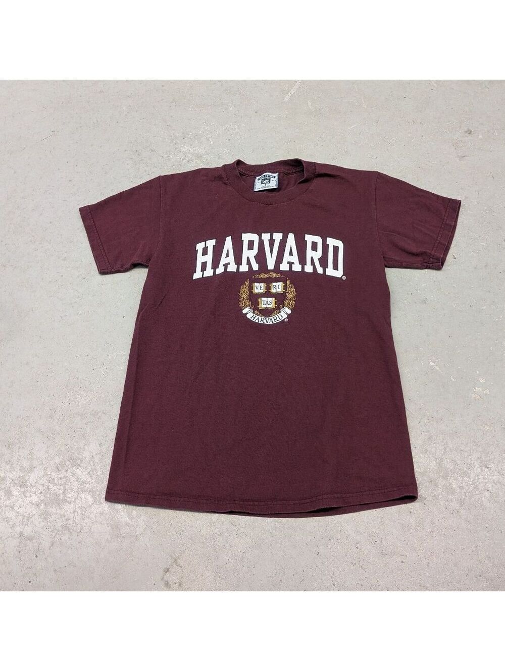 Vintage 90s Harvard University Maroon Made in USA T-shirt